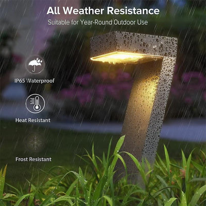 Lumiera™ Solar Pathway Lights for Warm Evening Ambiance