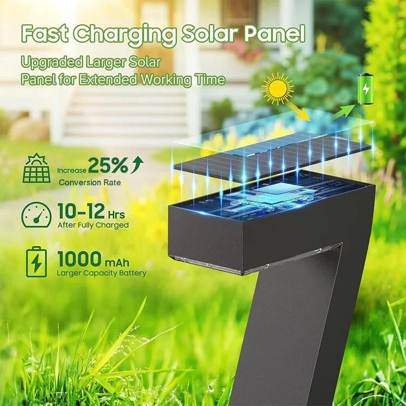 Lumiera™ Solar Pathway Lights for Warm Evening Ambiance