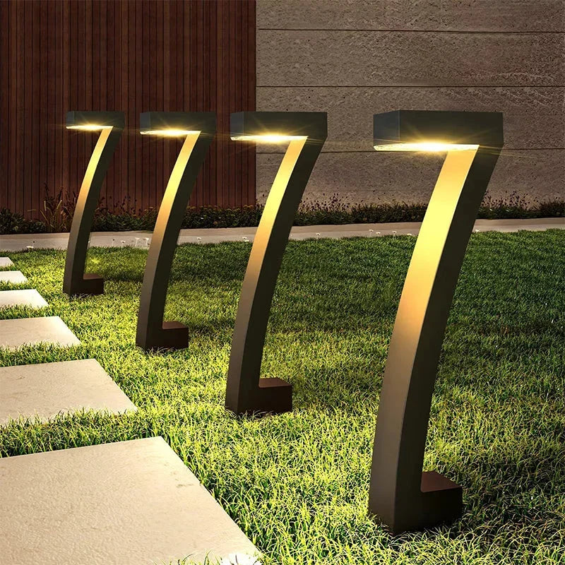 Lumiera™ Solar Pathway Lights for Warm Evening Ambiance