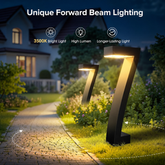 Lumiera™ Solar Pathway Lights for Warm Evening Ambiance