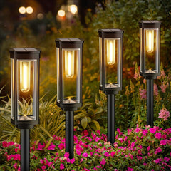 LumiPath Pro™ Decorative Solar Pathway Lights