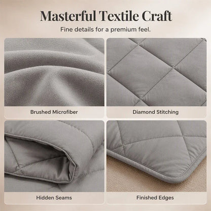 Lumvella™ Elegant 3-Piece Comforter Set with Breathable Shams