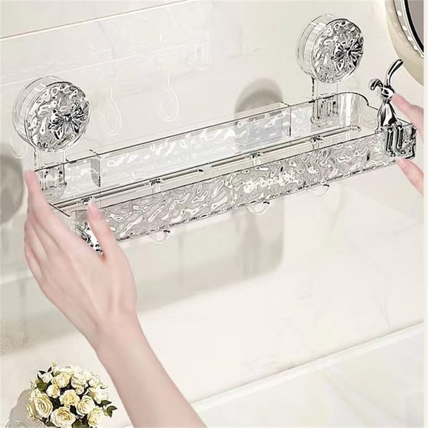 LuxeMesh™ Shower Storage Rack Bathroom