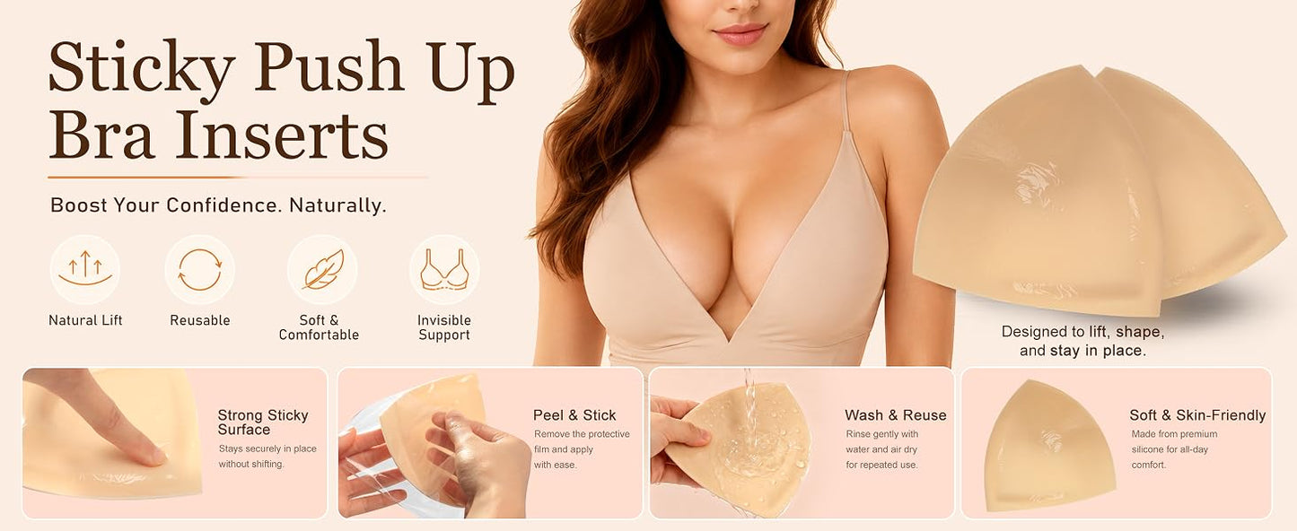 Lyfella™ Adhesive Lift Cups for Backless Outfits