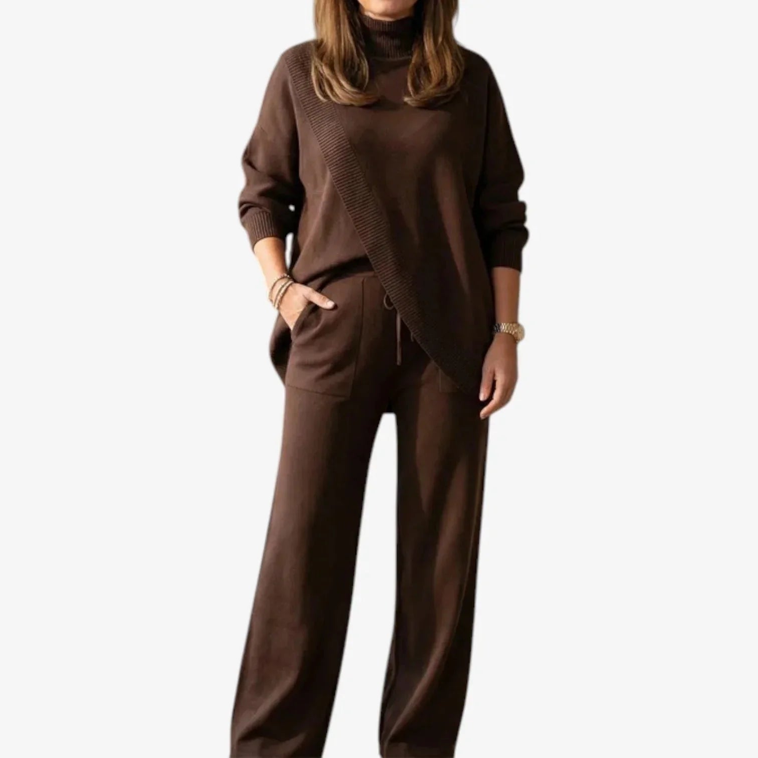 Malvina Lorella Knit Set - main product view of matching knit top and bottoms