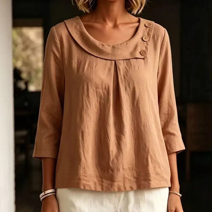 Malvina Andreotti™ Breathable Blouse for Effortless Style