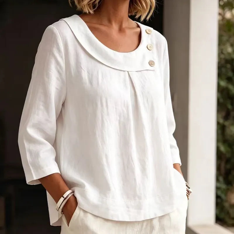 Malvina Andreotti™ Breathable Blouse for Effortless Style