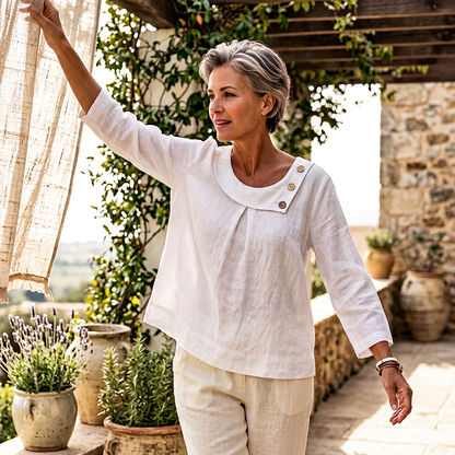Malvina Andreotti™ Breathable Blouse for Effortless Style