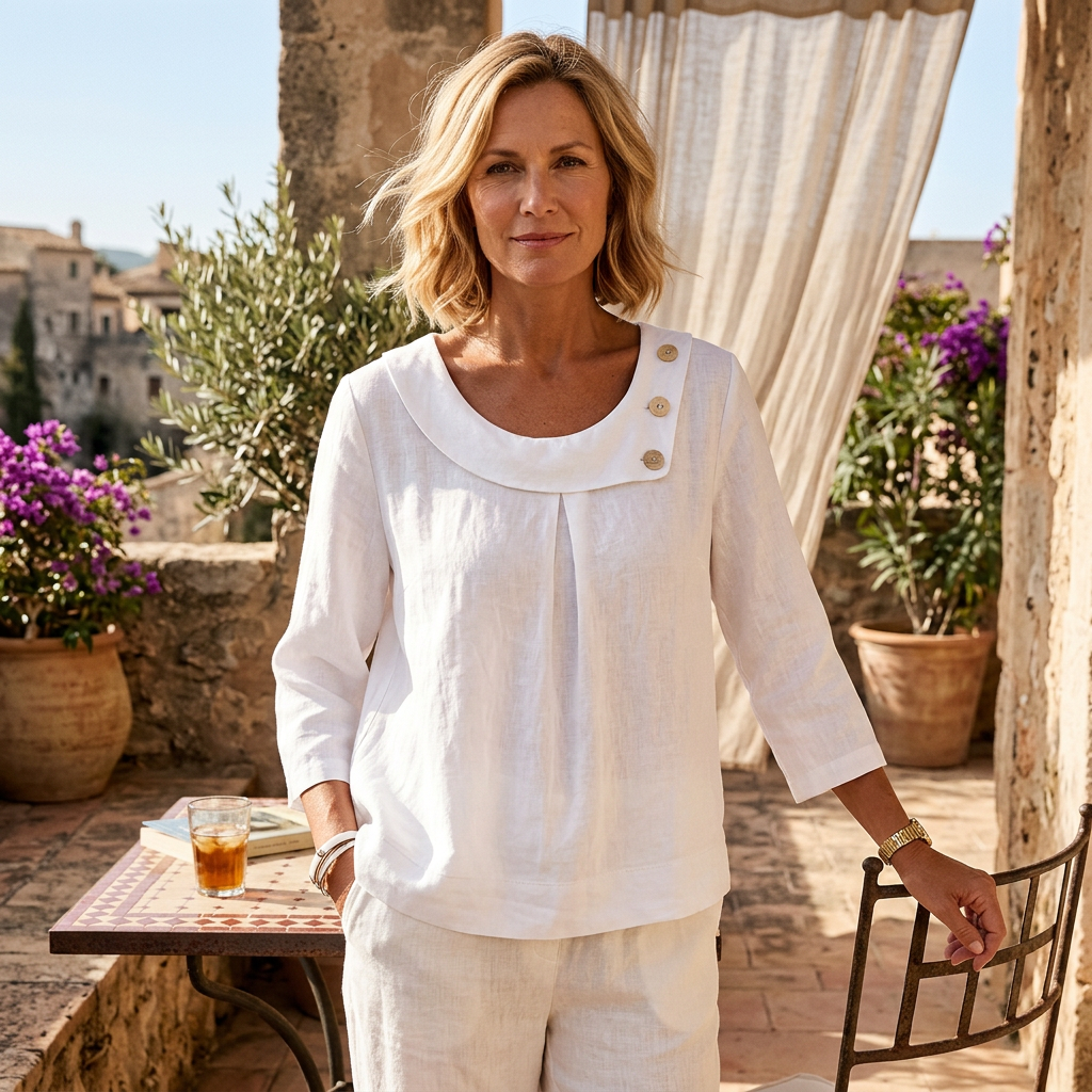 Malvina Andreotti™ Breathable Blouse for Effortless Style