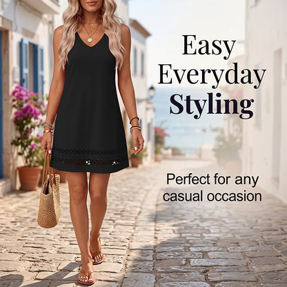 Malvina Antinori™ Effortless VNeck Dress for Everyday Summer