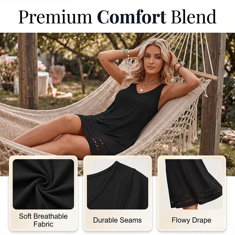 Malvina Antinori™ Effortless VNeck Dress for Everyday Summer