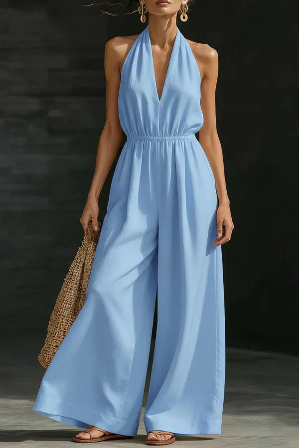 Malvina Valenzano™ Effortless Wide-Leg Jumpsuit for Warm Days