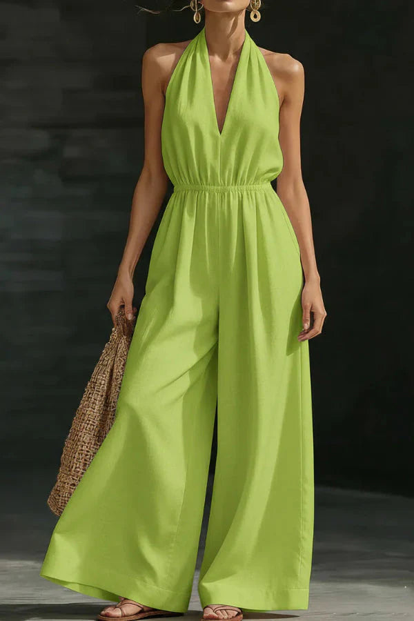Malvina Valenzano™ Effortless Wide-Leg Jumpsuit for Warm Days