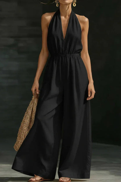 Malvina Valenzano™ Effortless Wide-Leg Jumpsuit for Warm Days