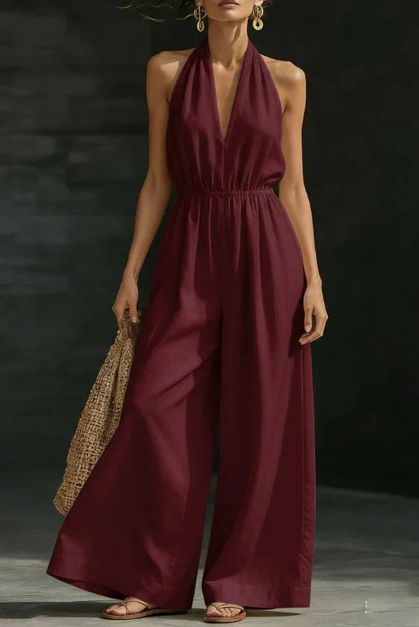 Malvina Valenzano™ Effortless Wide-Leg Jumpsuit for Warm Days