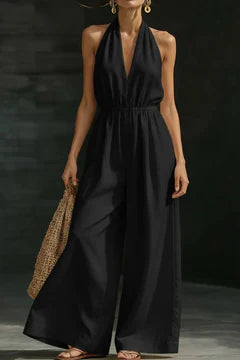 Malvina Valenzano™ Effortless Wide-Leg Jumpsuit for Warm Days