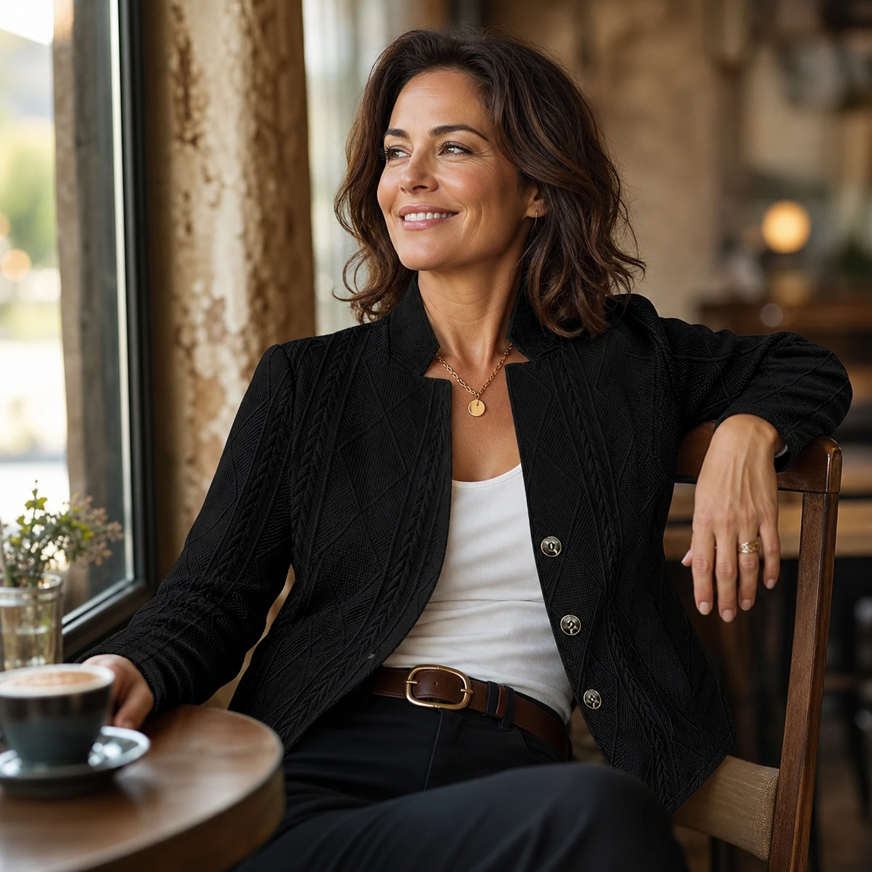 Manuela Benigni™ Tailored Blazer Jacket for Office to Evening