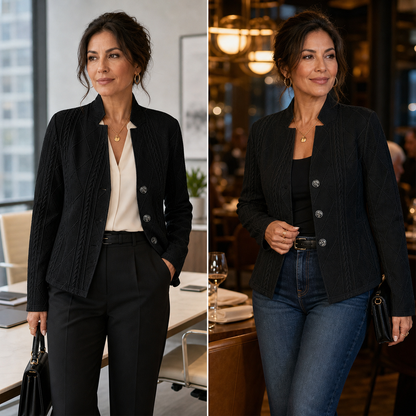 Manuela Benigni™ Tailored Blazer Jacket for Office to Evening
