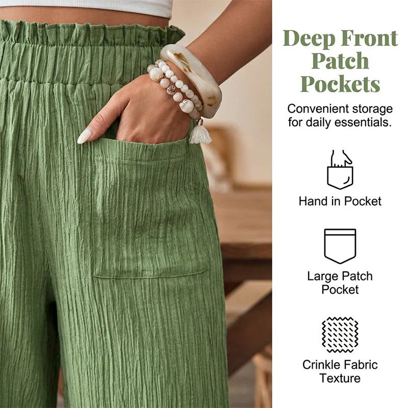 Manuela Sergiacomi™ Versatile Everyday Pants for Effortless Comfort