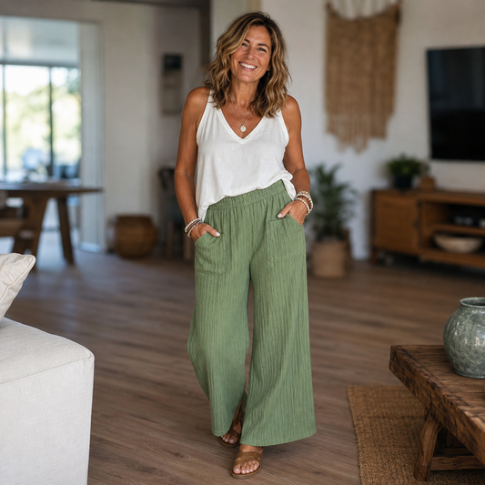 Manuela Sergiacomi™ Versatile Everyday Pants for Effortless Comfort
