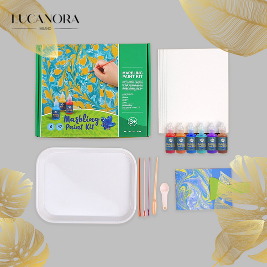 Marbling Paint Kit™ + FREE set of 12 additional paint cups