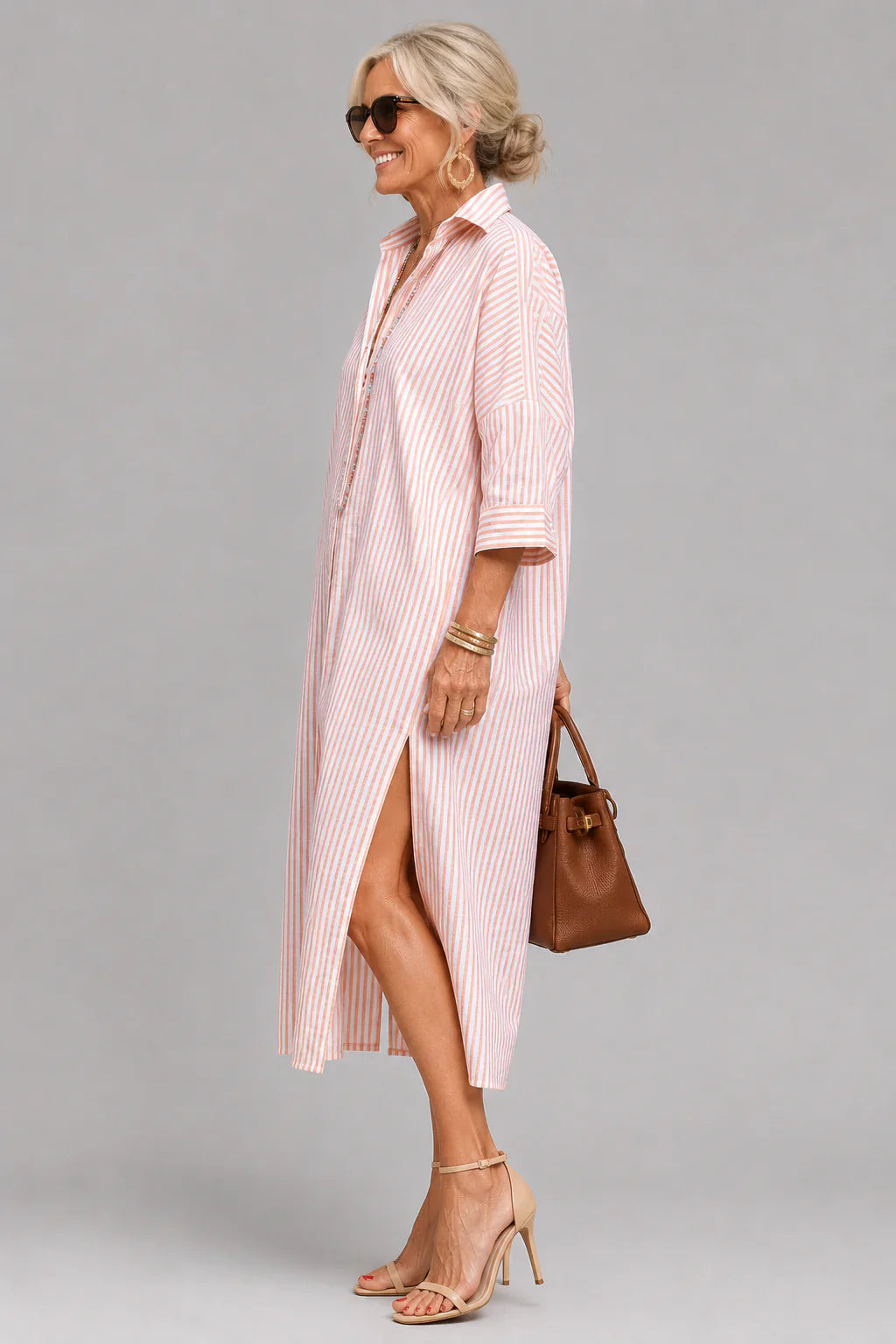 Marcella Acquaviva™ Effortless Midi Dress for All-Day Comfort