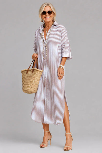 Marcella Acquaviva™ Effortless Midi Dress for All-Day Comfort