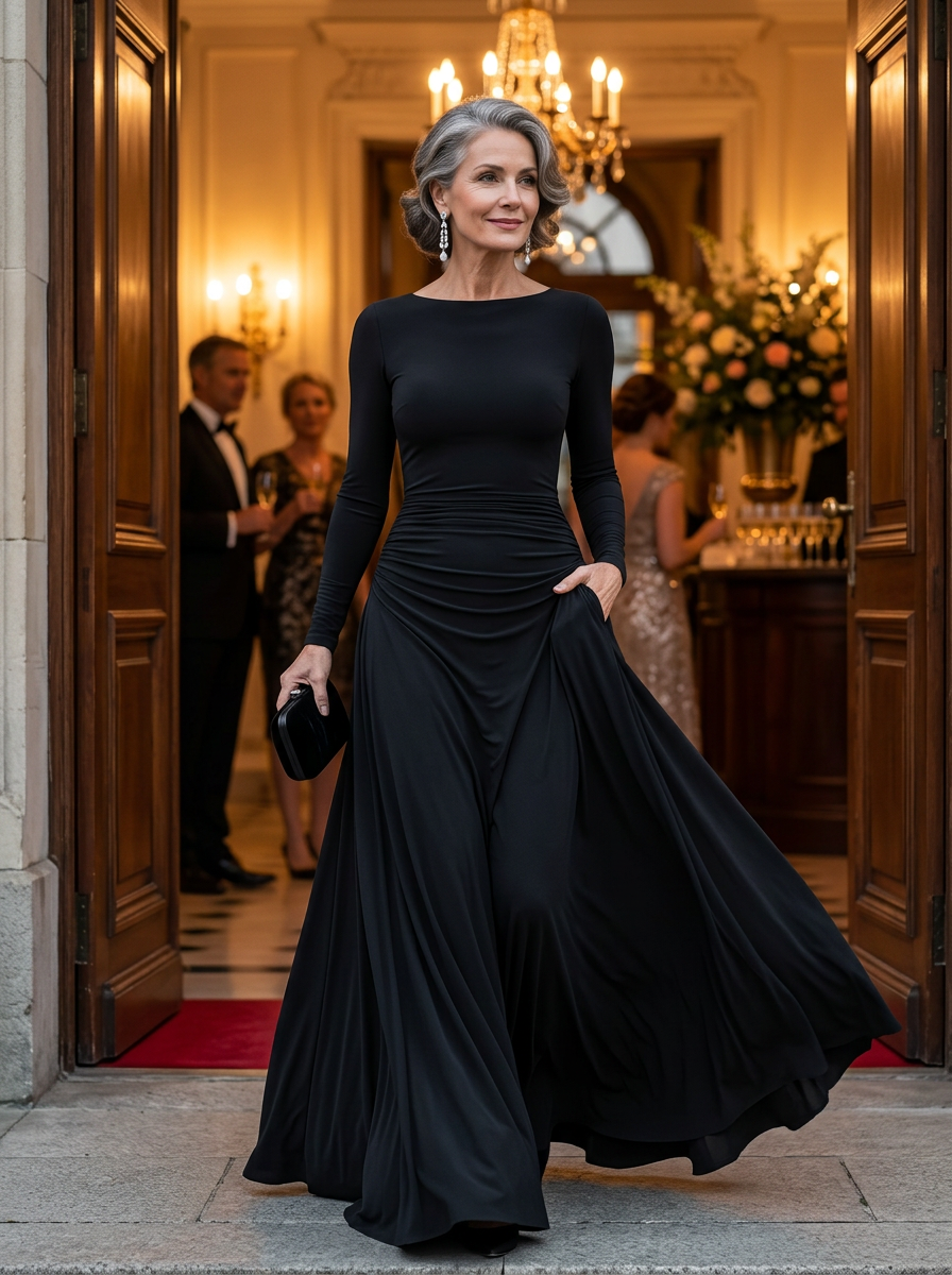 Marcella Cagnolati™ Elegant Flowy Dress for Formal Events