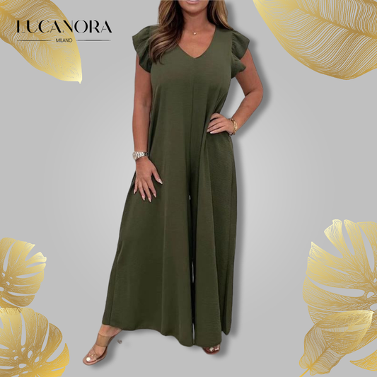 Marianne Bonnay™ Summer wide casual jumpsuit