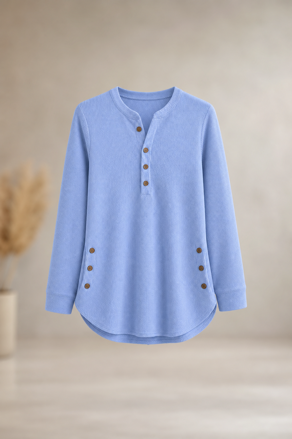 Marina Conforti™ Cozy Round Neck Sweatshirt for Effortless Style