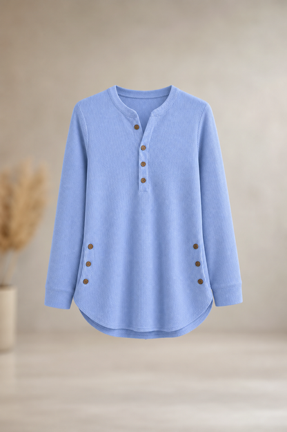 Marina Conforti™ Cozy Round Neck Sweatshirt for Effortless Style