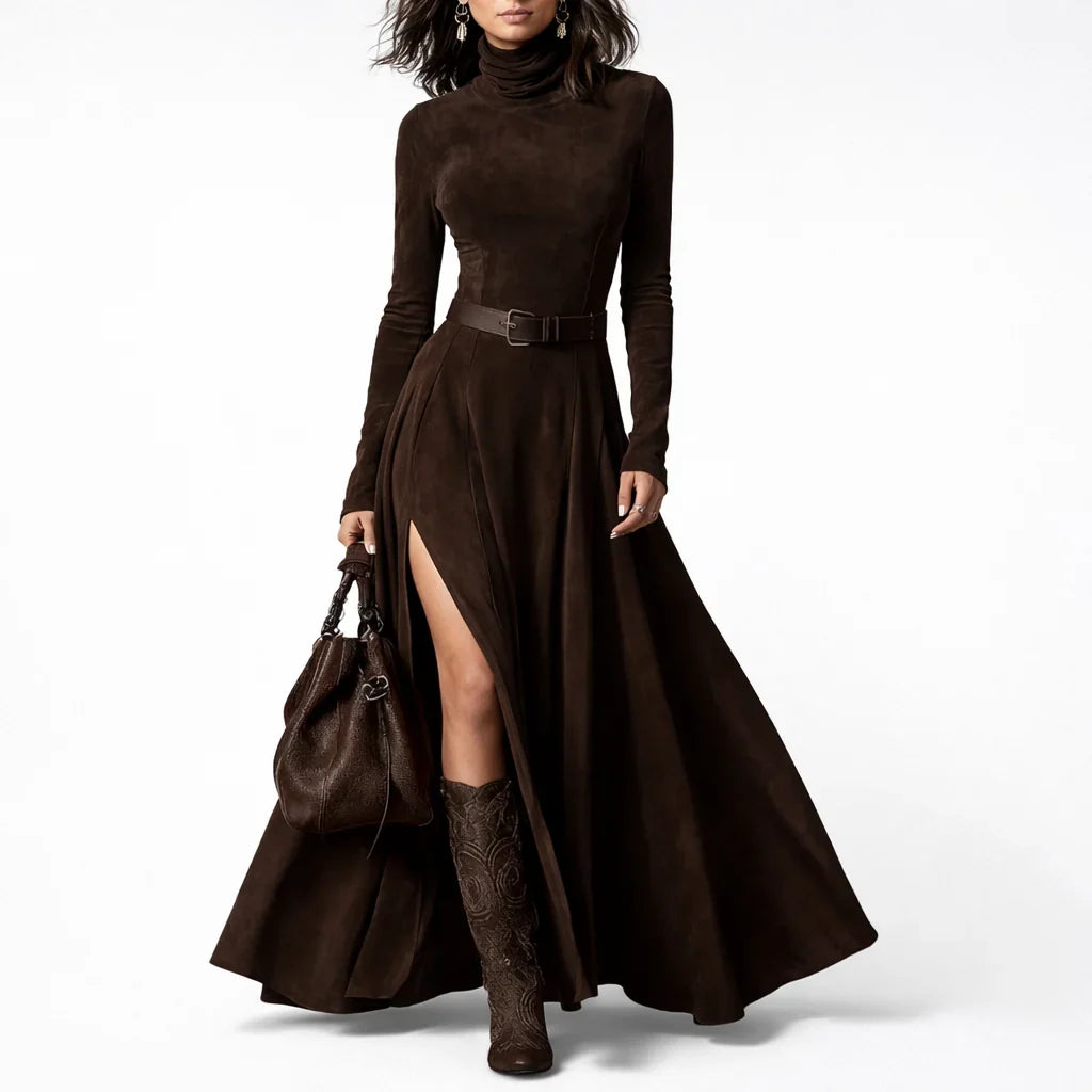 Marinucci™ Elegant Maxi Dress - main front view of flowing maxi dress