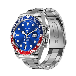 Blue and red