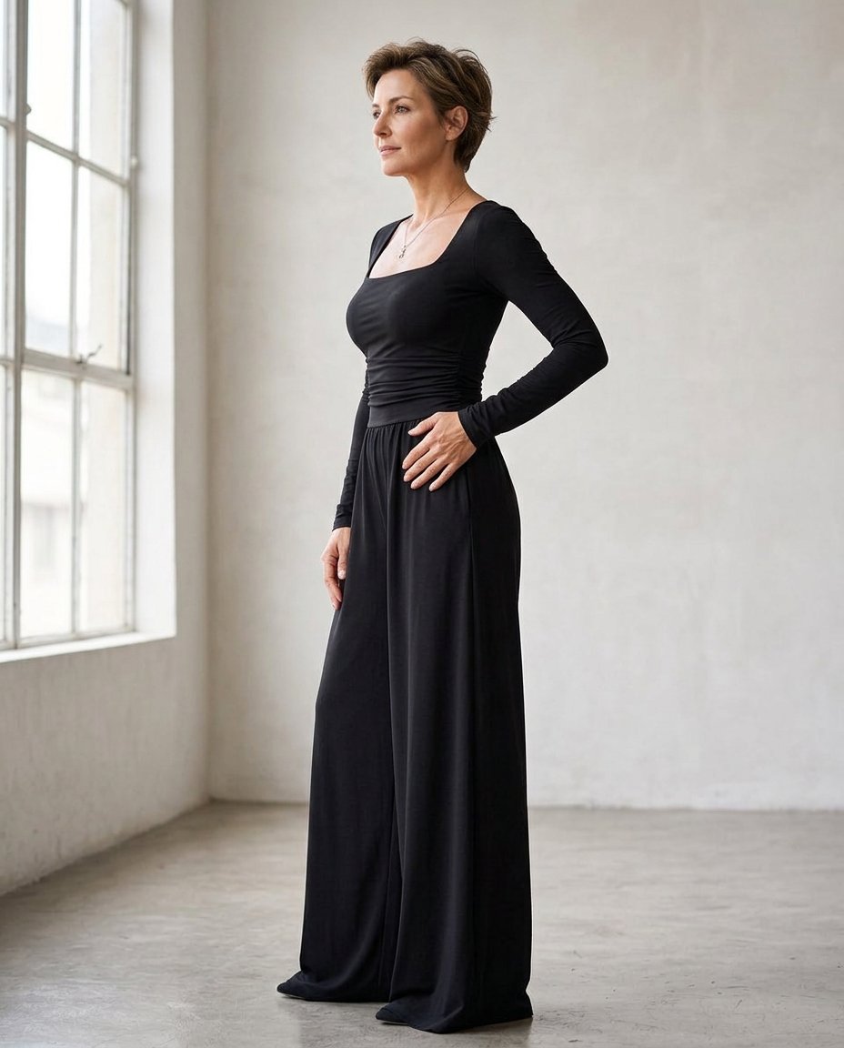 Melina Turati™ Wide Leg Jumpsuit for Effortless Style