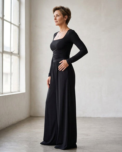 Melina Turati™ Wide Leg Jumpsuit for Effortless Style