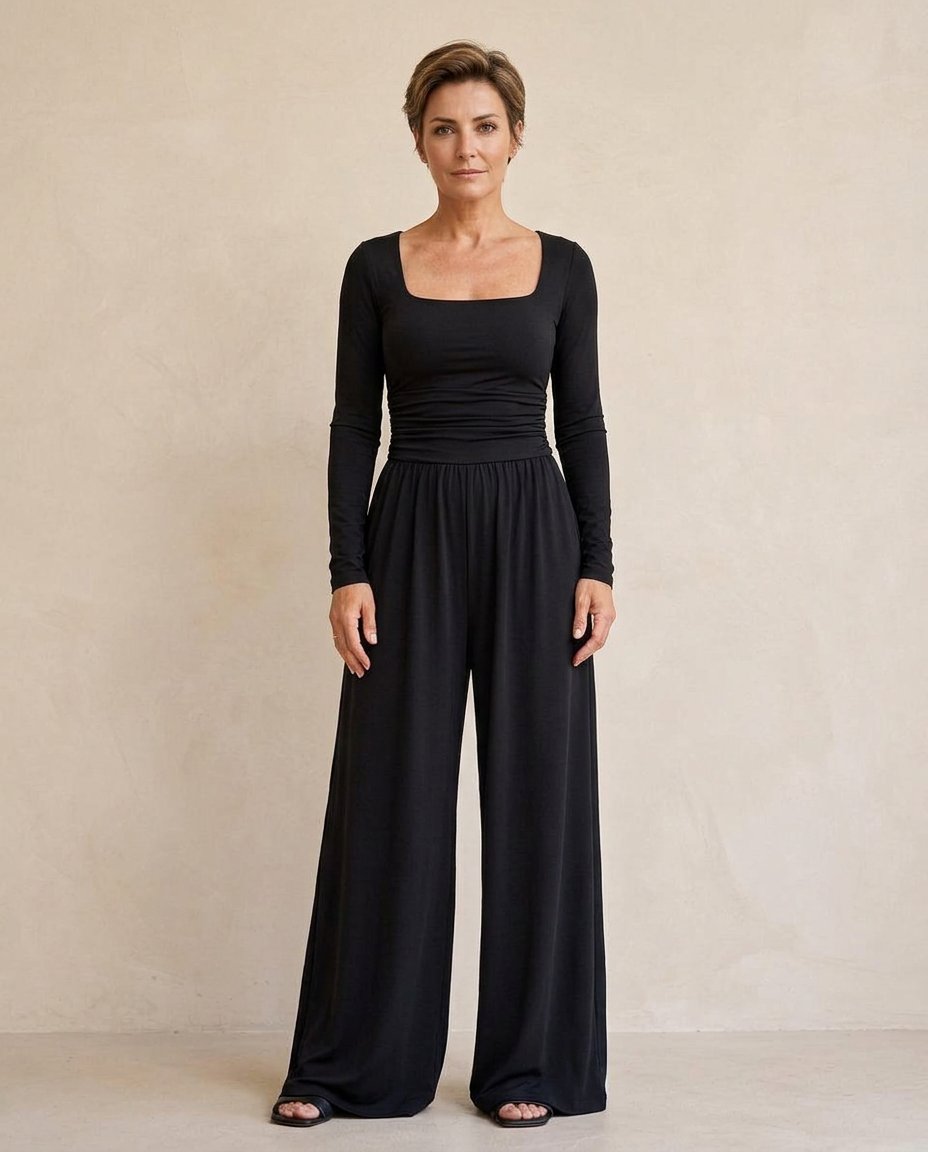 Melina Turati™ Wide Leg Jumpsuit for Effortless Style