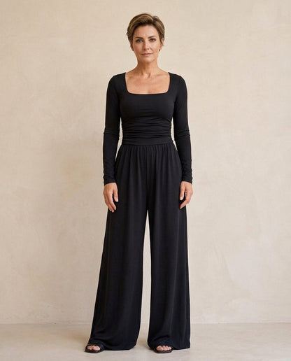 Melina Turati™ Wide Leg Jumpsuit for Effortless Style