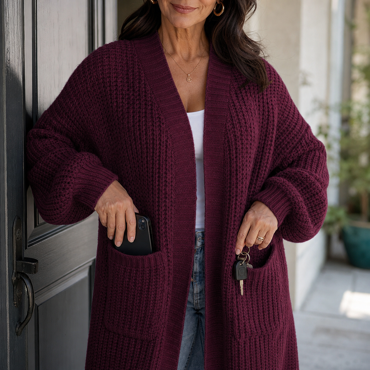 Mila Zoppi™ Effortless Longline Cardigan for Every Season