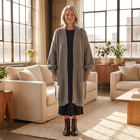 Mila Zoppi™ Effortless Longline Cardigan for Every Season