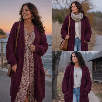 Mila Zoppi™ Effortless Longline Cardigan for Every Season