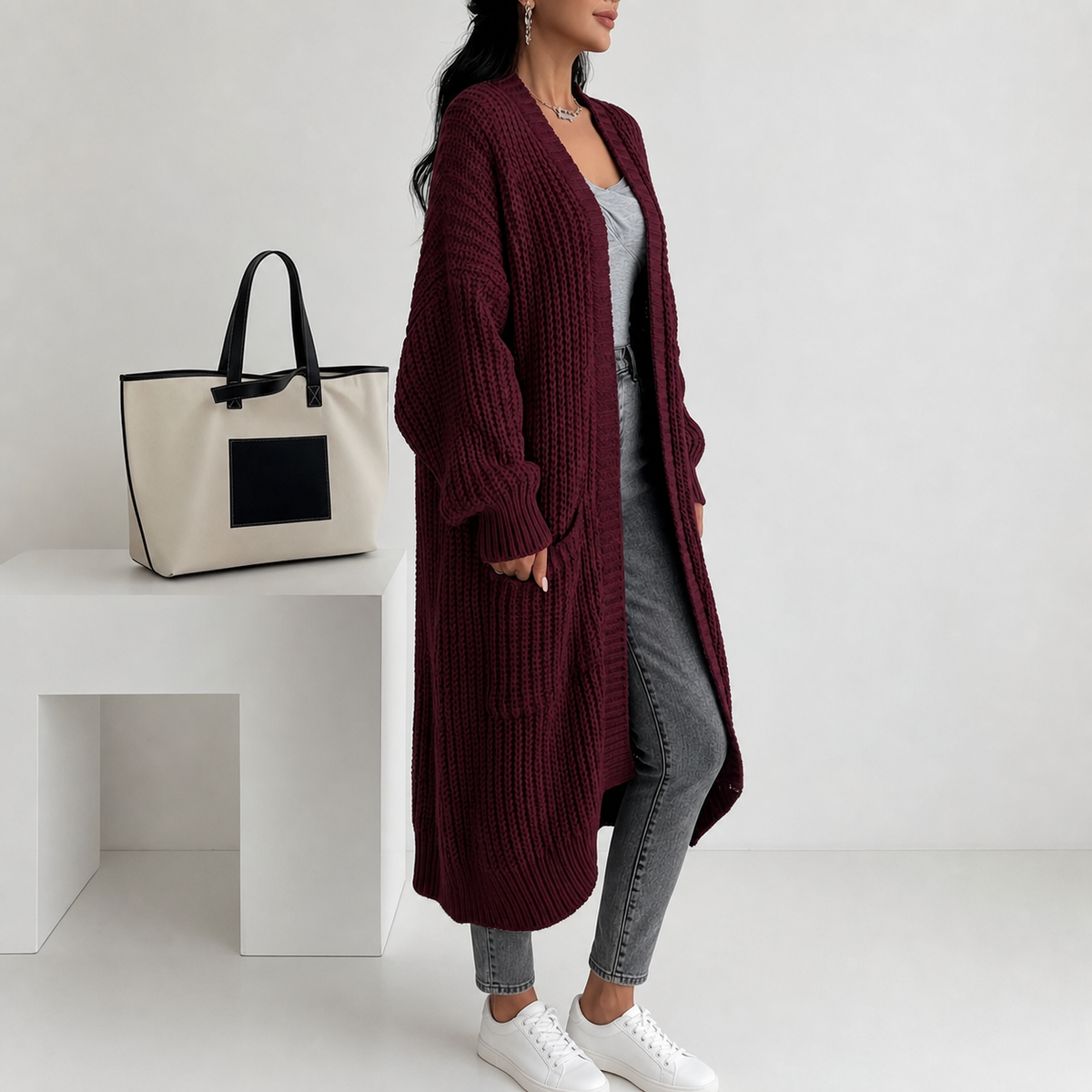 Mila Zoppi™ Effortless Longline Cardigan for Every Season