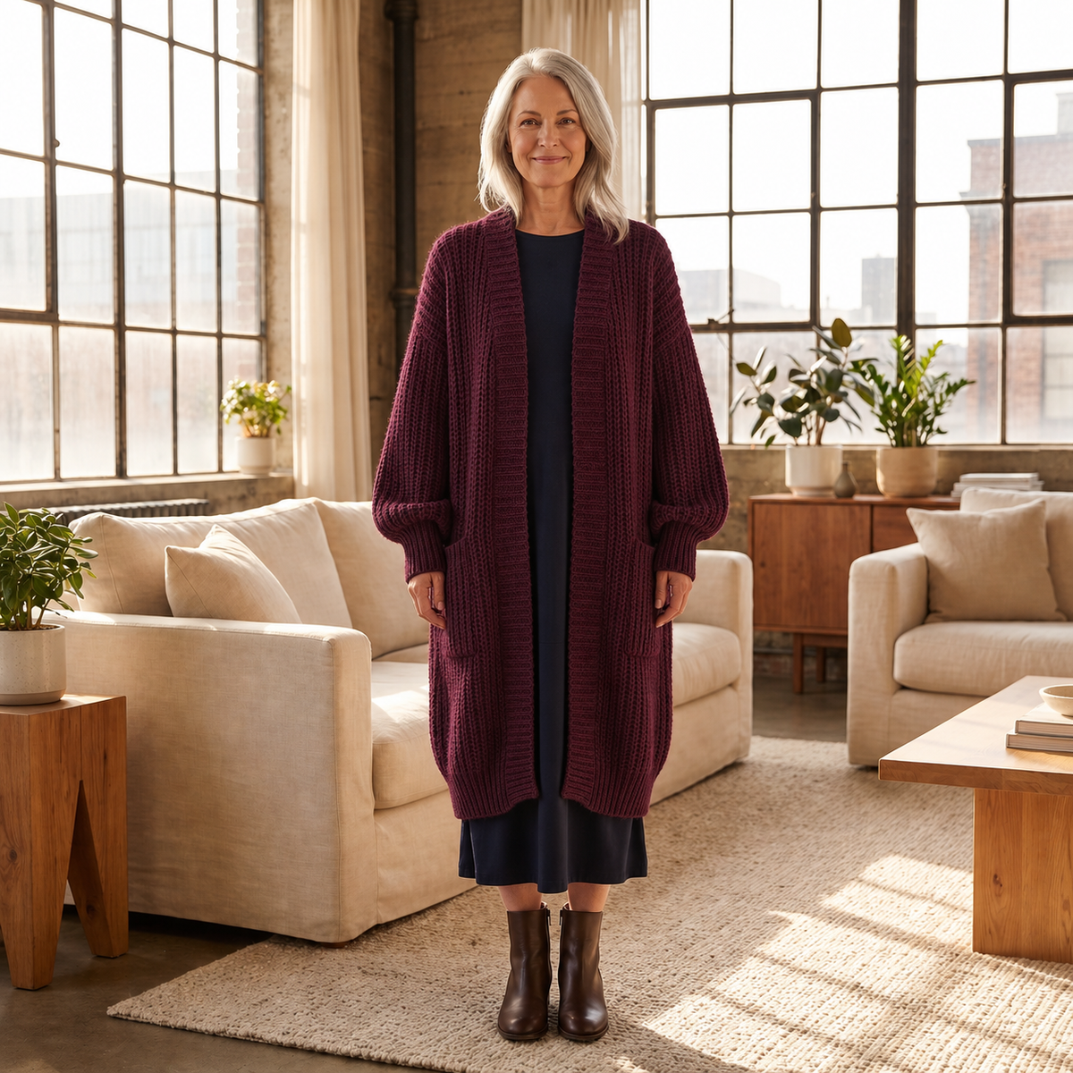 Mila Zoppi™ Effortless Longline Cardigan for Every Season