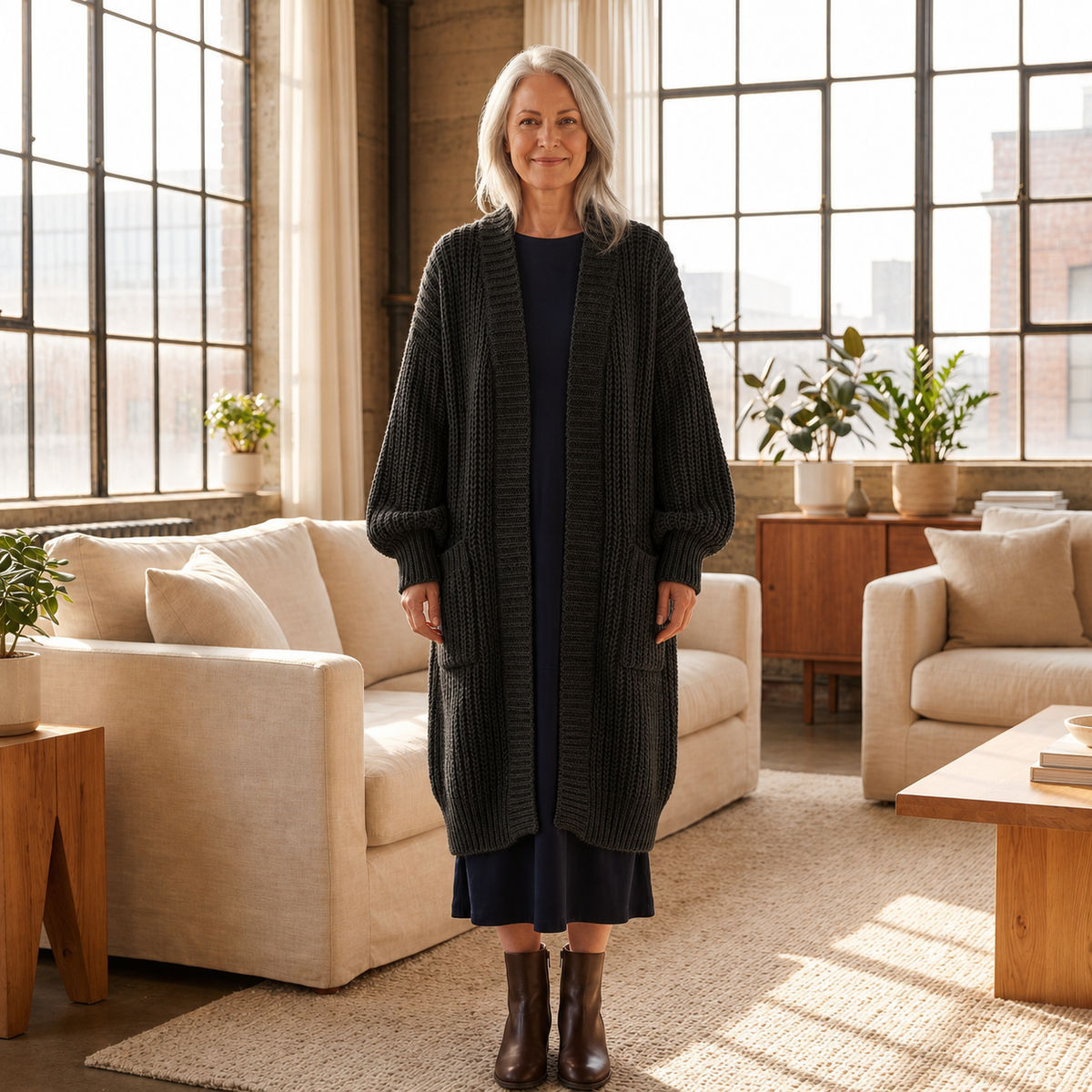 Mila Zoppi™ Effortless Longline Cardigan for Every Season