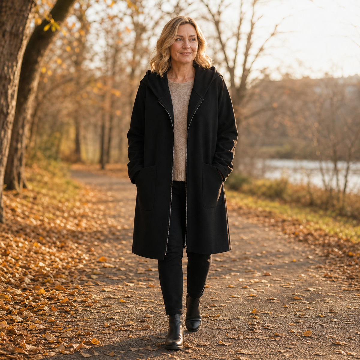 Mimma Graziani™ Hooded Jacket for Everyday Style