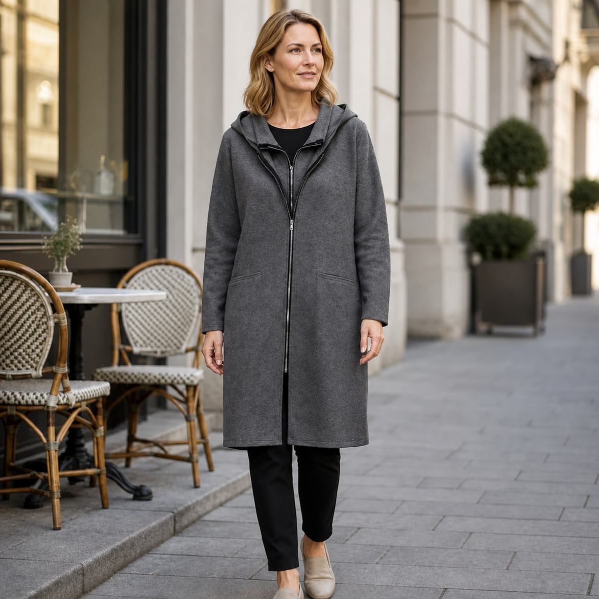 Mimma Graziani™ Hooded Jacket for Everyday Style