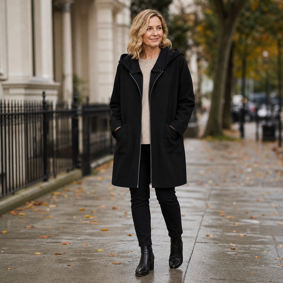 Mimma Graziani™ Hooded Jacket for Everyday Style