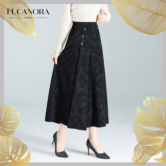 Mirabelle Bousset™ Silk trousers with wide legs and high waist