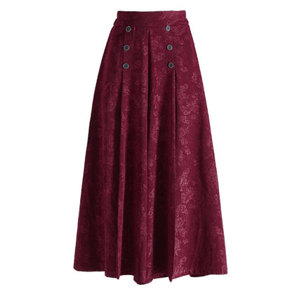 Mirabelle Bousset™ Silk trousers with wide legs and high waist