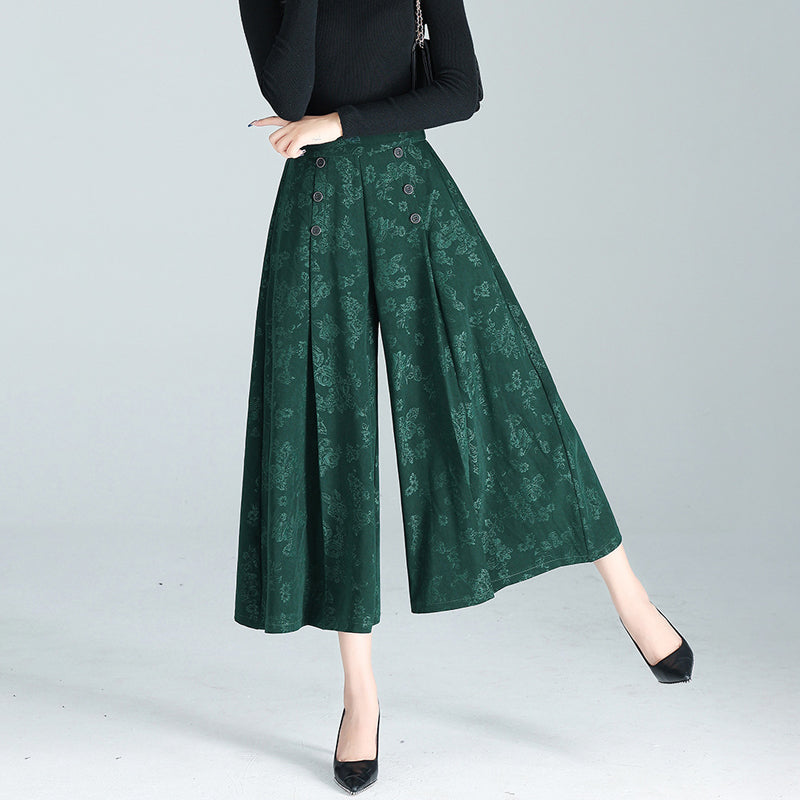 Mirabelle Bousset™ Silk trousers with wide legs and high waist