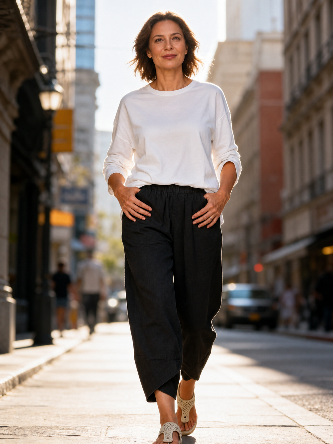 Miriam Corleone™ Relaxed Pocket Pants for Effortless Style